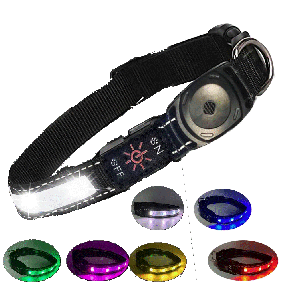 Pawfect find Waterproof LED Dog Collar - Multi-Colour
