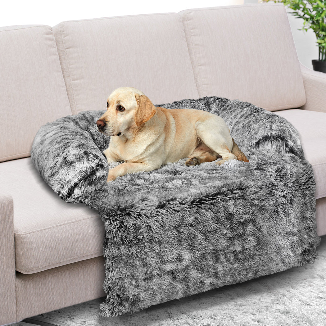 SMALL Dog Beds Pet Protector Sofa Cover - Charcoal