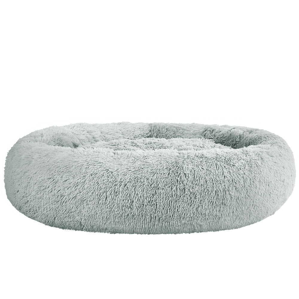 Pawfect find Calming Extra Large Soft Plush Pet Bed in Light Grey
