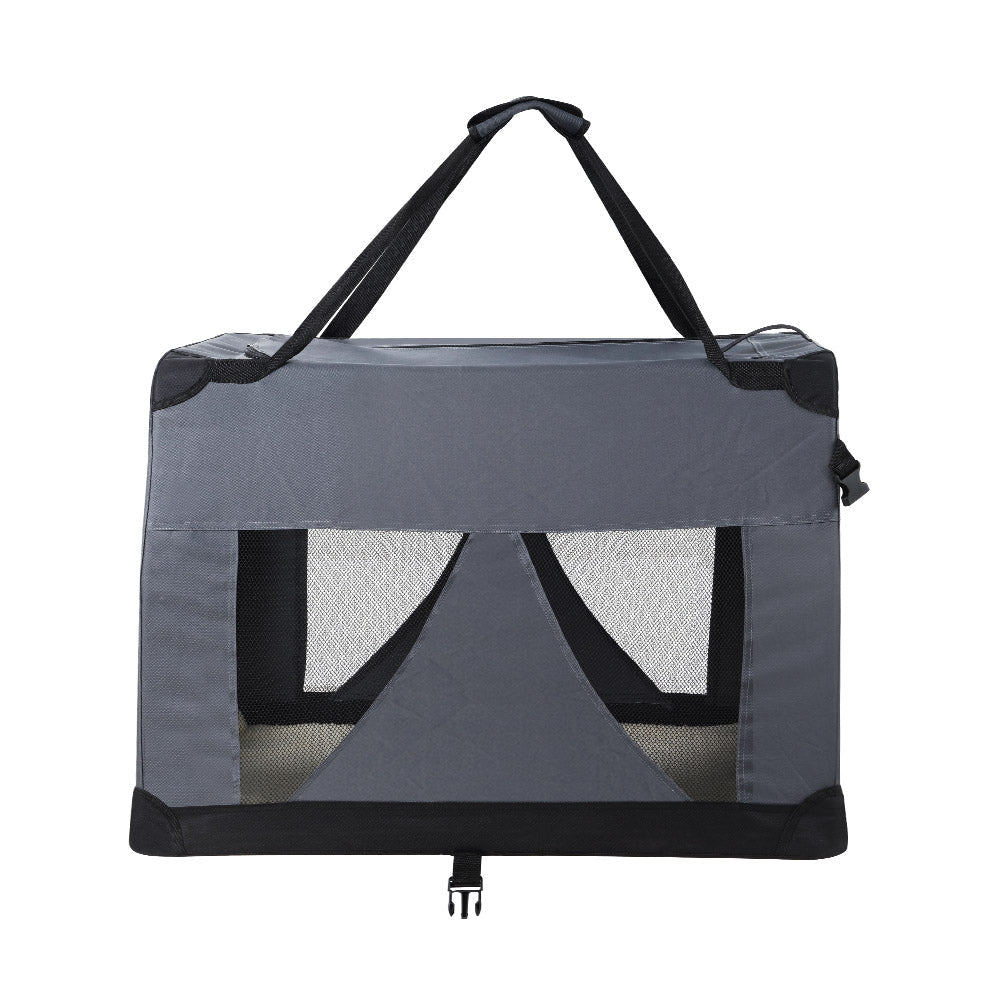 Pet Carrier Soft Crate Dog Cat Travel Portable Cage Kennel Foldable Car Medium