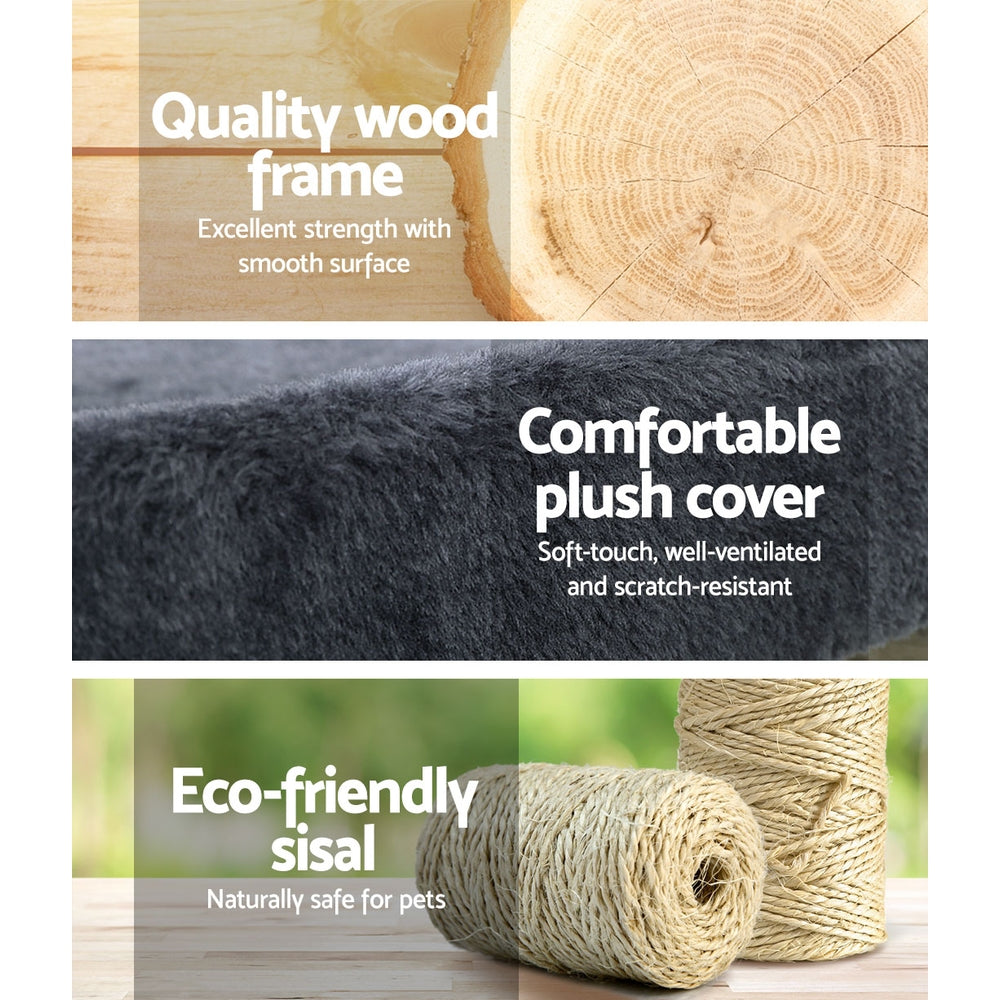 Cat Tree Trees Scratching Post Scratcher Tower Condo House Furniture Wood