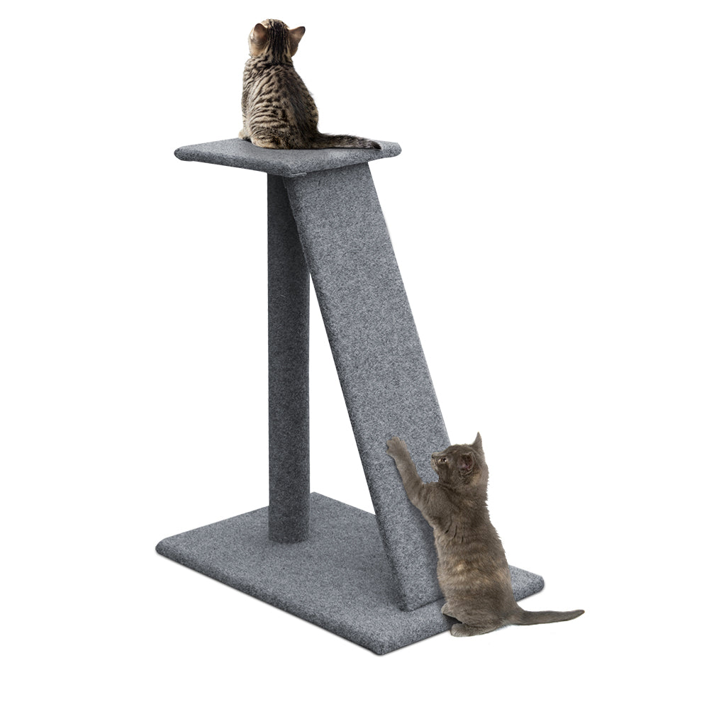 Cat Tree Trees Scratching Post Scratcher Tower Condo House Climb 82cm - Grey