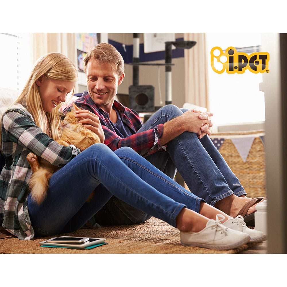 Cat Tree 193cm Trees Scratching Post Scratcher Tower Condo House Furniture Wood - Dark Grey