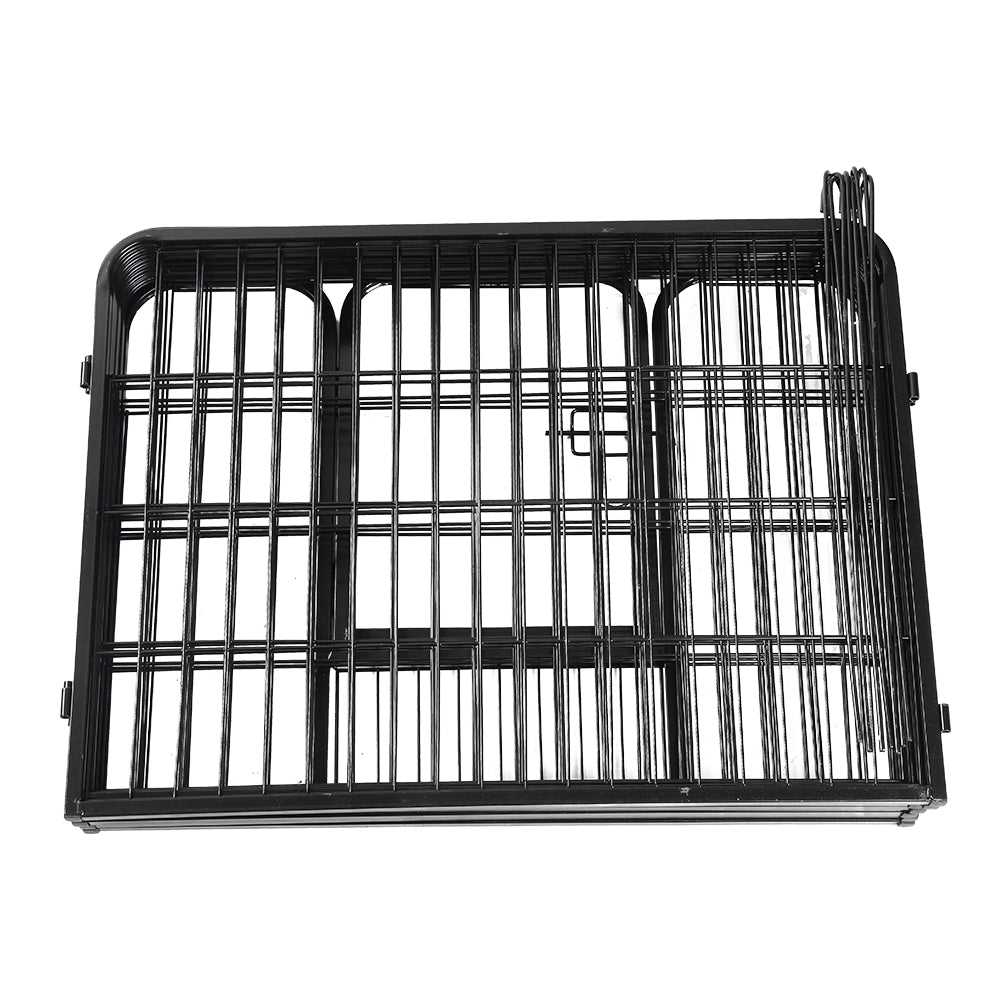 Dog Playpen Pet Playpen 8 Panel Puppy Exercise Cage Enclosure Fence 80x60cm