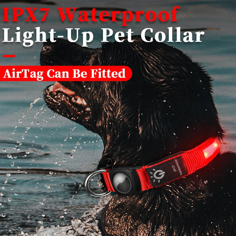 Pawfect find Waterproof LED Dog Collar - Green