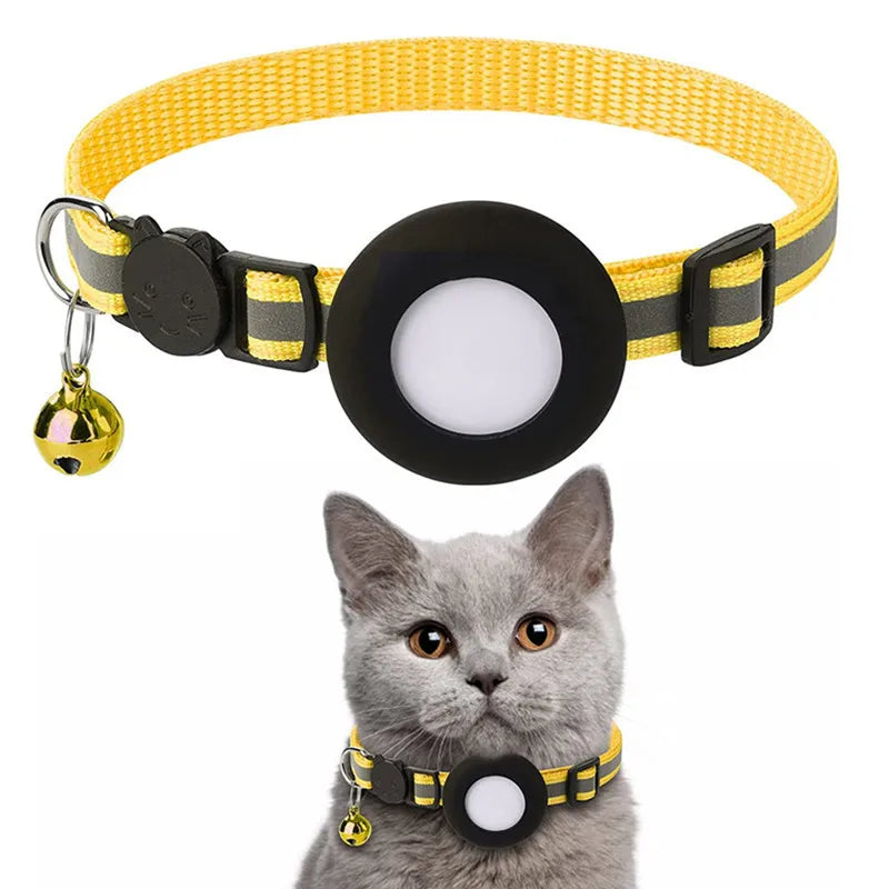 Pawfect find Reflective Waterproof Cat Collar - Yellow