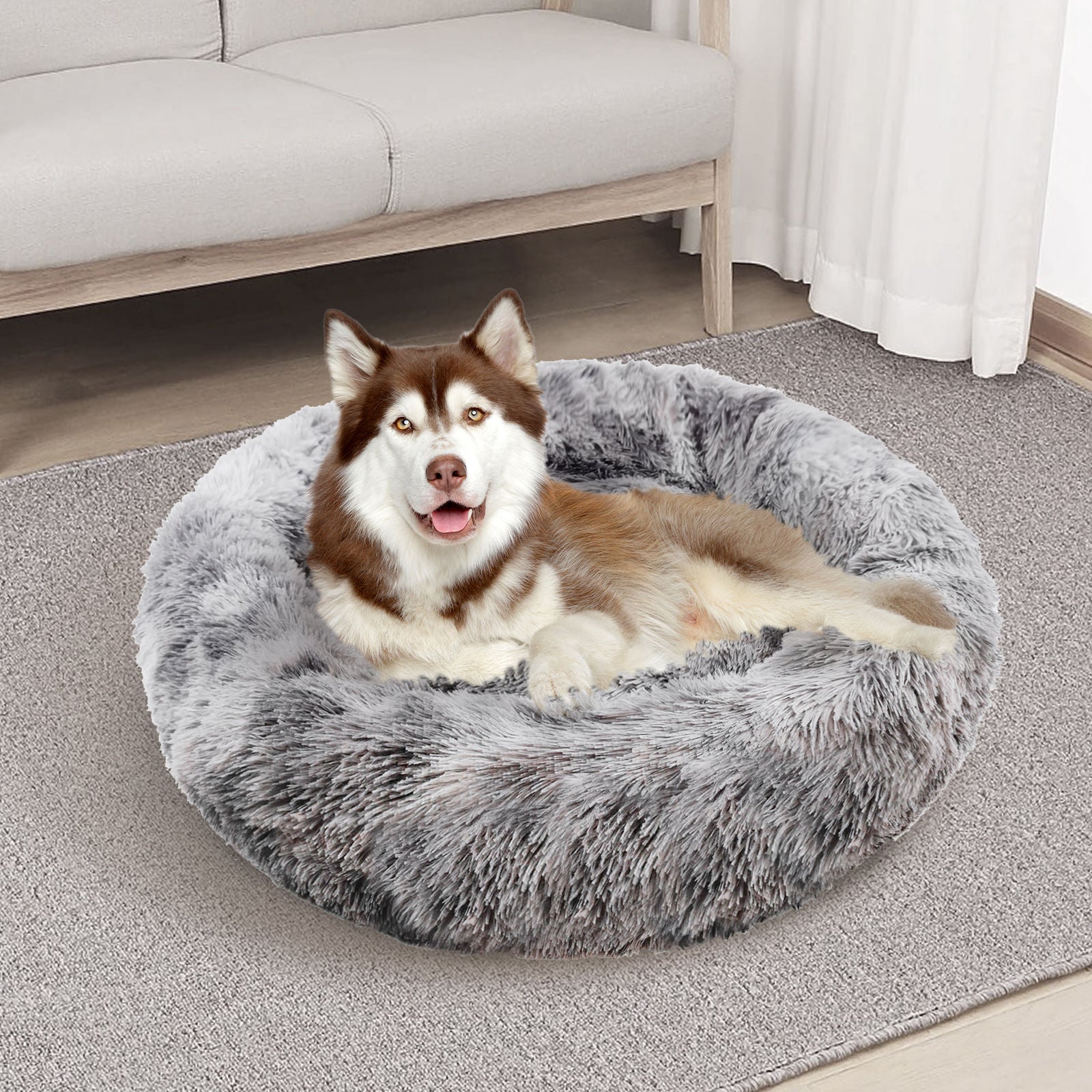 Pawfect find Extra Large Calming Pet Bed - Luxurious Round Sleep Sanctuary