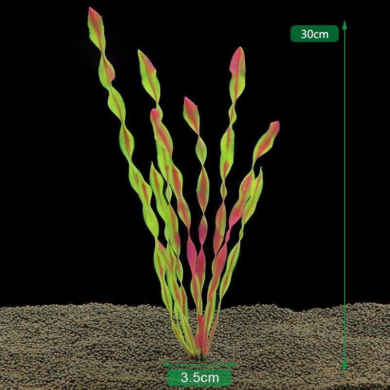 10PCS Artificial Plants Fish Tank Aquarium Aquatic Plants Simulated Water Grass