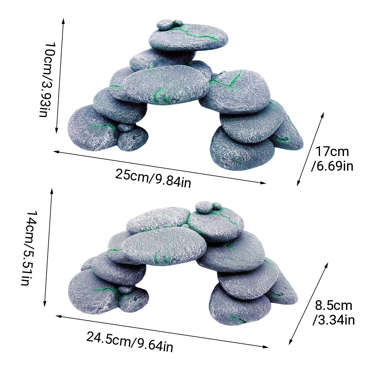 Turtle Climbing Platform Staircase Balcony Ramp for Aquarium Fish Tank Habitat - A
