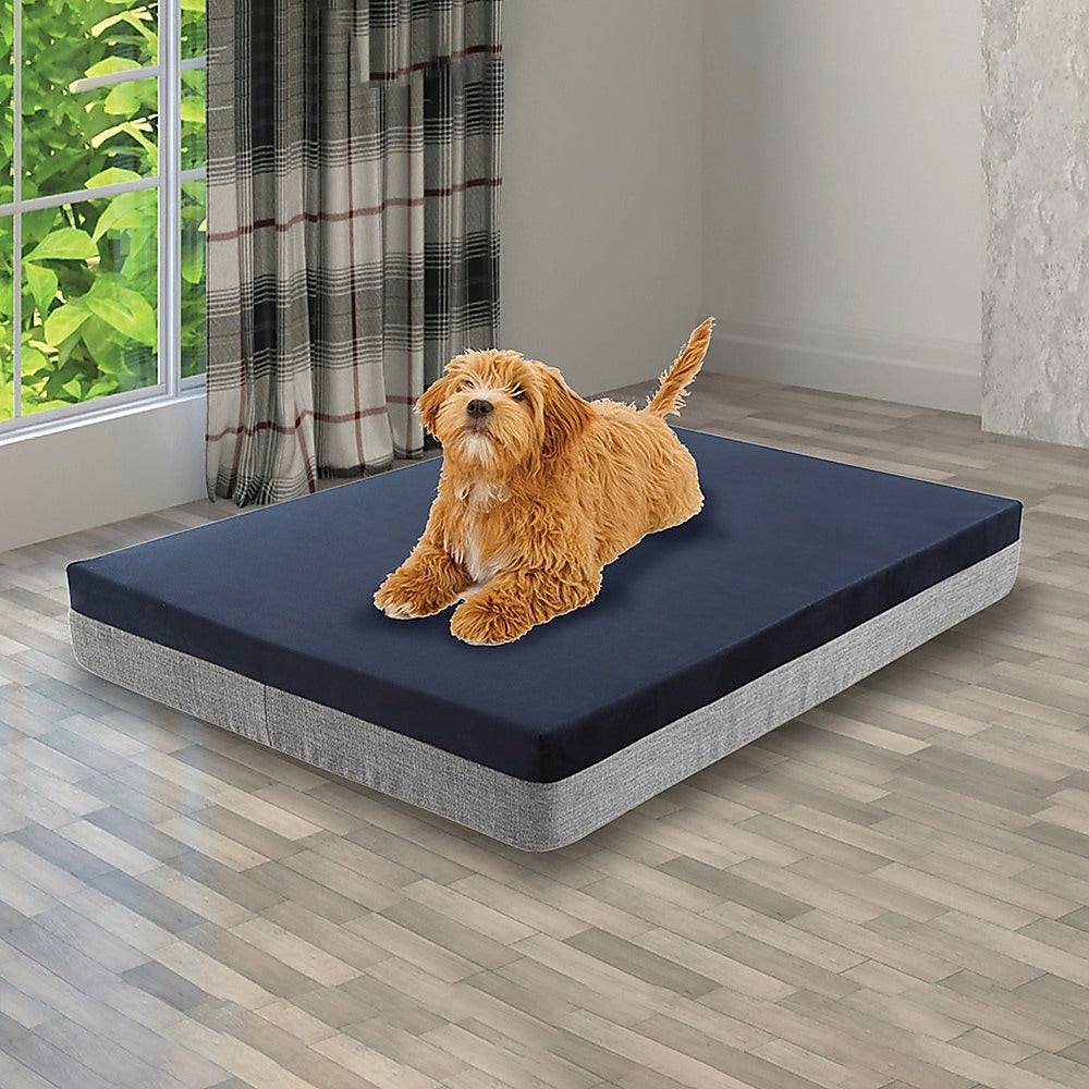 Palermo Luxury 15CM Thick Orthopedic Memory Foam Dog Bed for Extra-Large Dogs