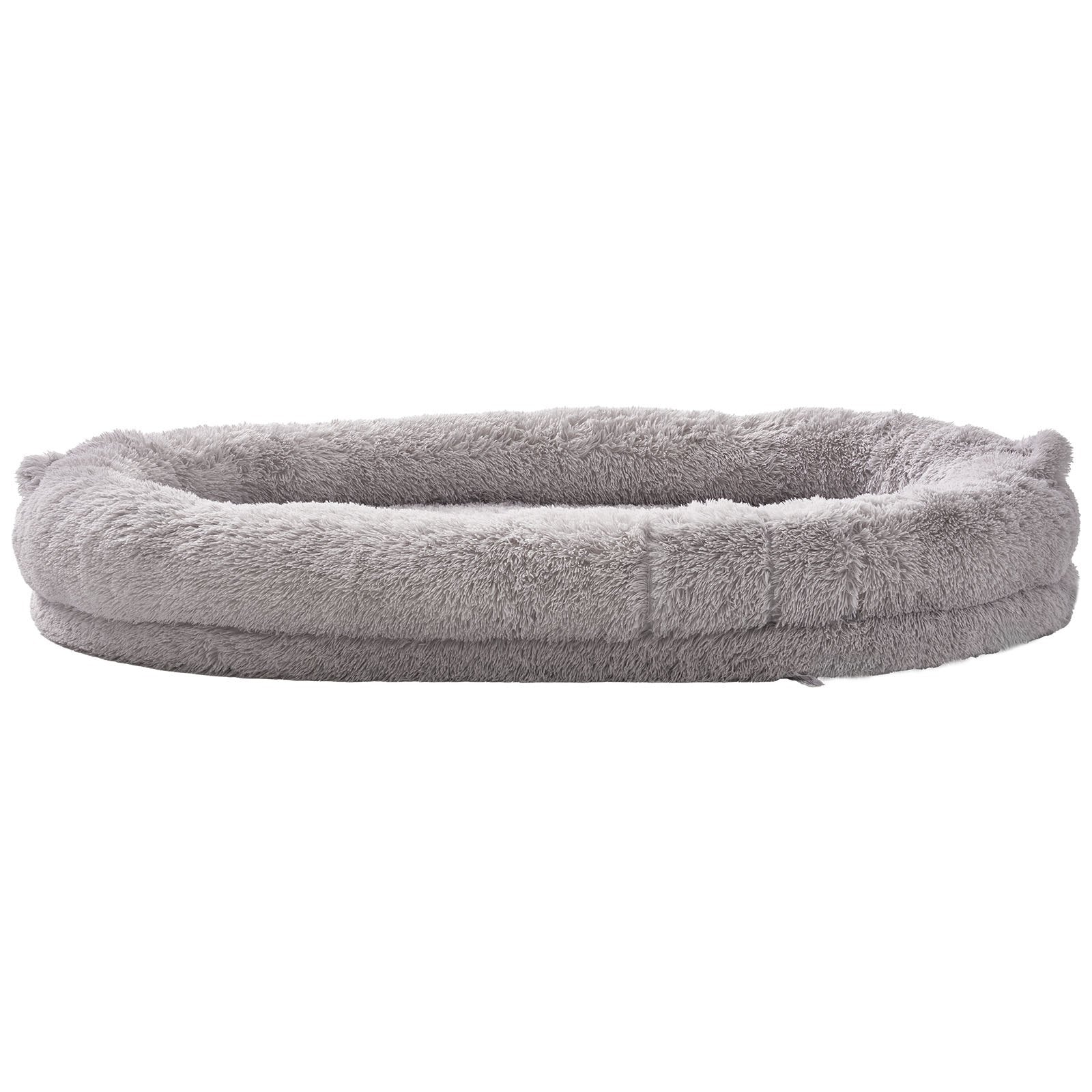 Pawfect find Luxurious Human Dog Bed - Cozy Washable PV Velvet Retreat for You & Your Furry Friend