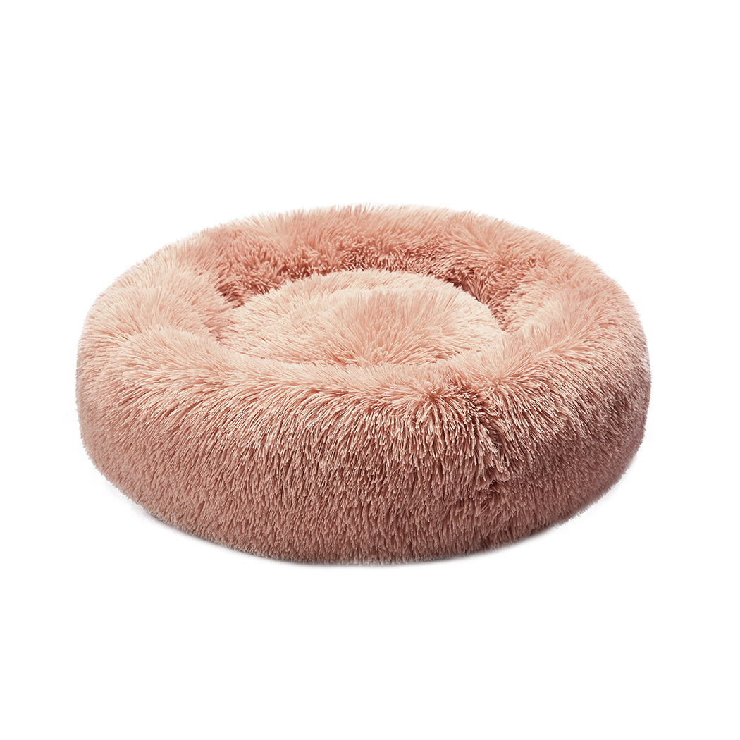 MEDIUM Dog Beds Pet Nest Calming Donut - Pink