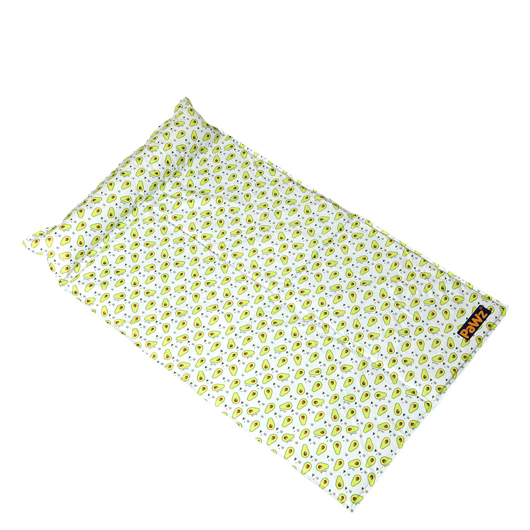 LARGE Dog Beds Pet Cooling Mat Gel Non-Toxic - Yellow
