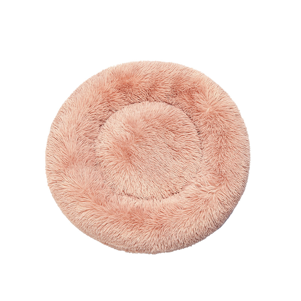 MEDIUM Dog Beds Pet Nest Calming Donut - Pink