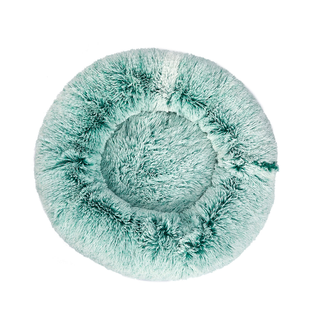 MEDIUM Cat Beds Pet Donut Nest Calming - Teal