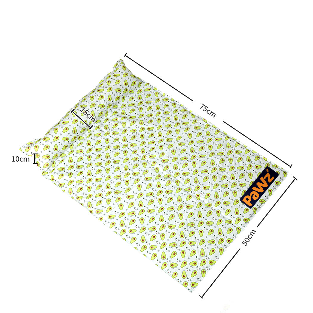 SMALL Cat Beds Pet Cooling Mat Gel Non-Toxic - Yellow