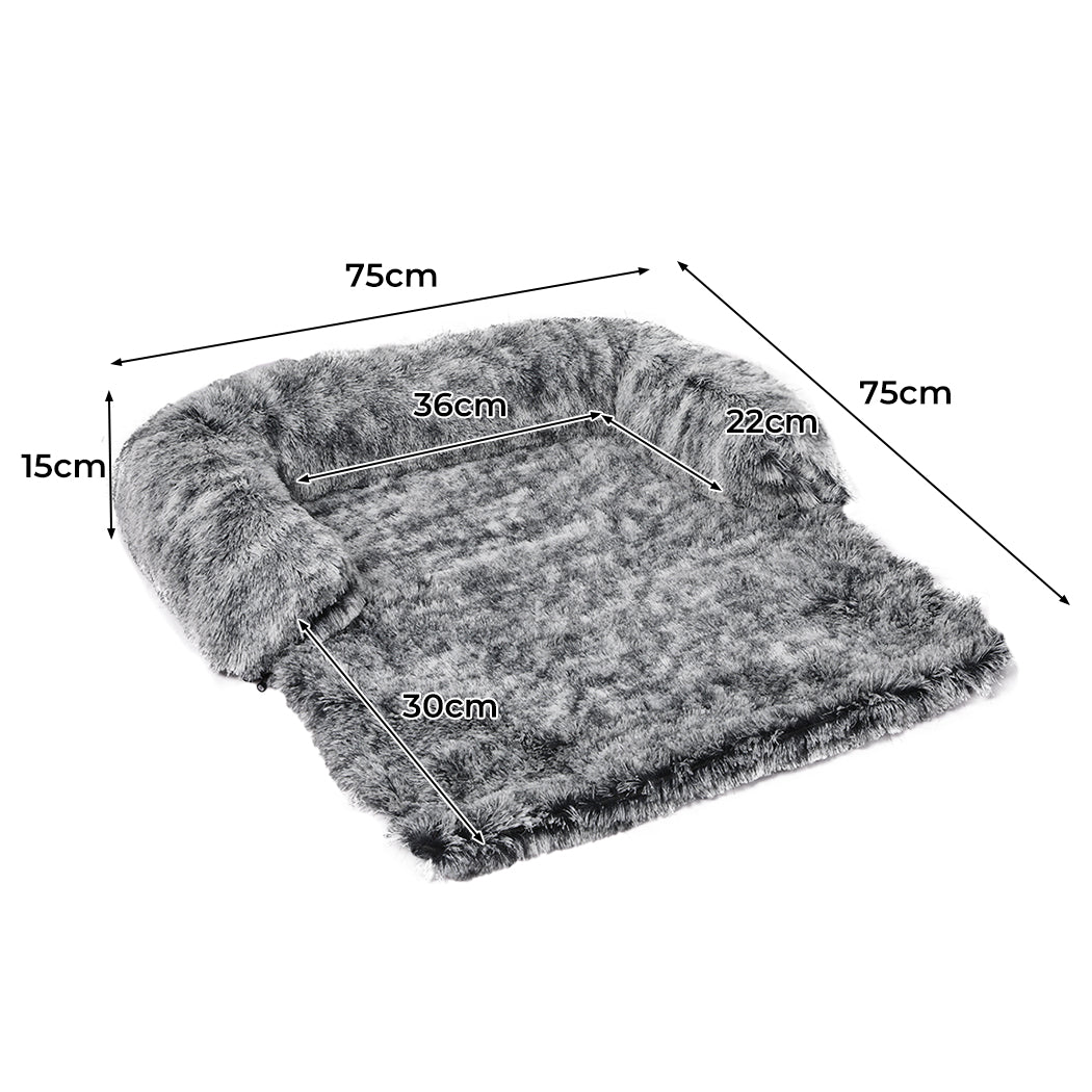SMALL Dog Beds Pet Protector Sofa Cover - Charcoal