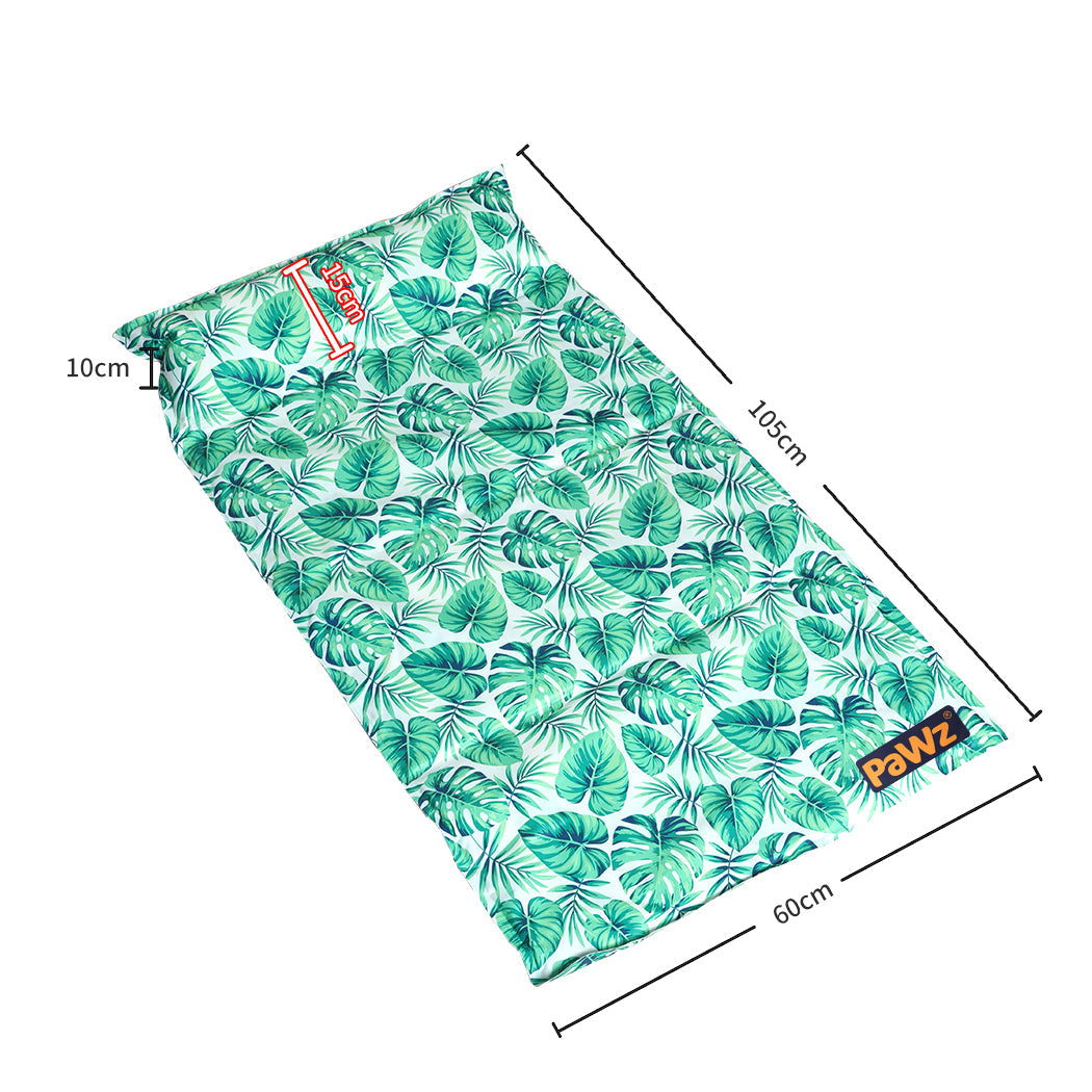 MEDIUM Dog Beds Pet Cooling Mat Gel Non-Toxic - Green