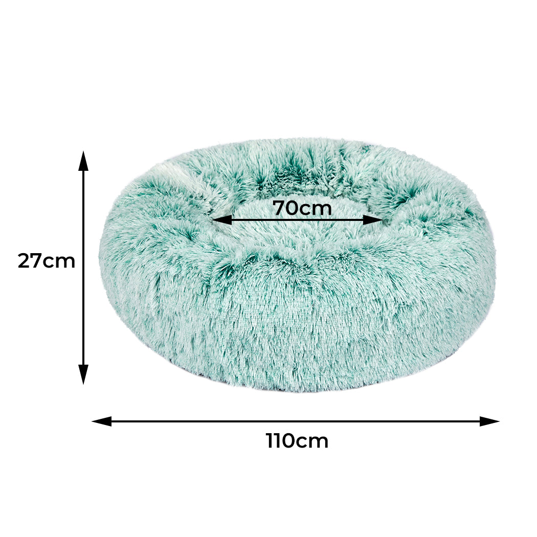 XLarge Cat Beds Pet Donut Nest Calming - Teal