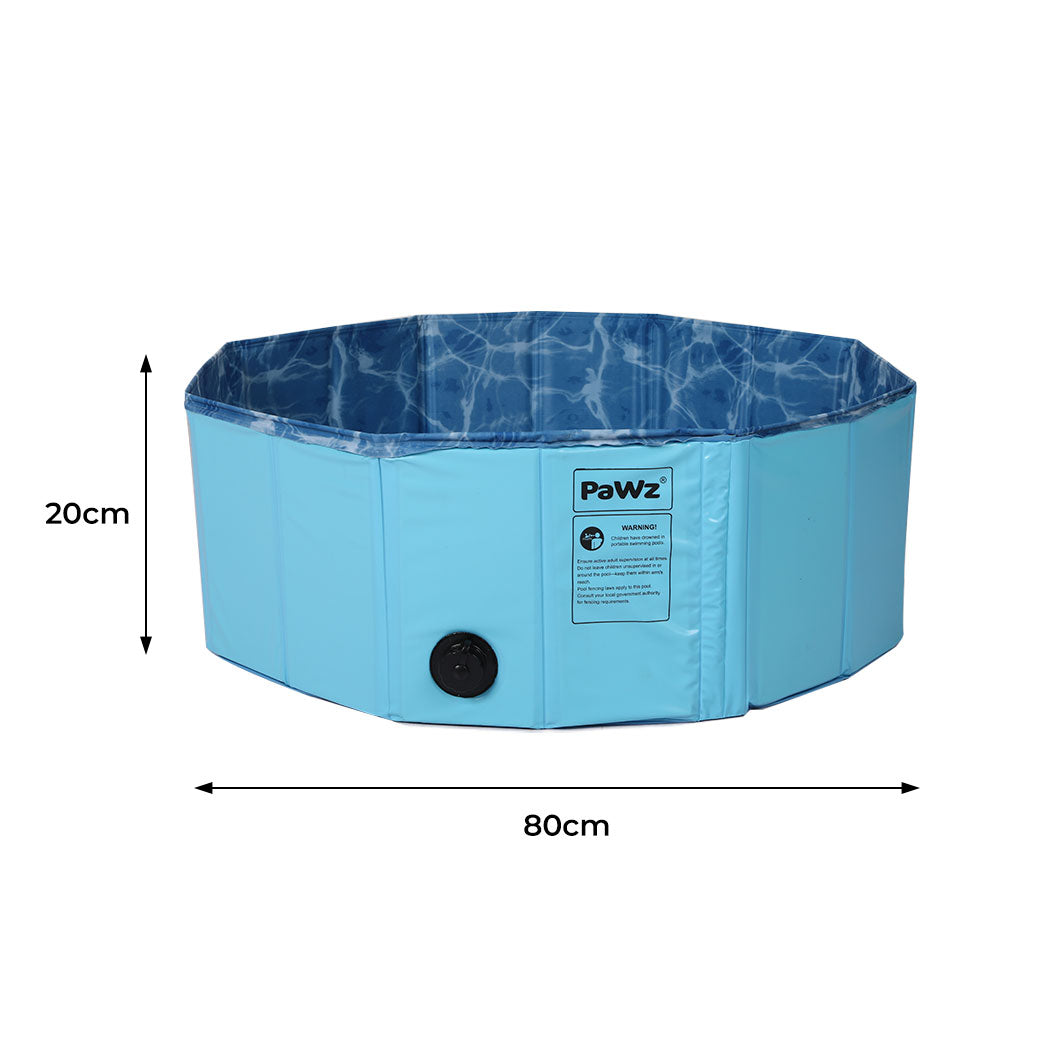 Portable Pet Swimming Pool Kids Dog Cat Washing Bathtub Outdoor Bathing SMALL