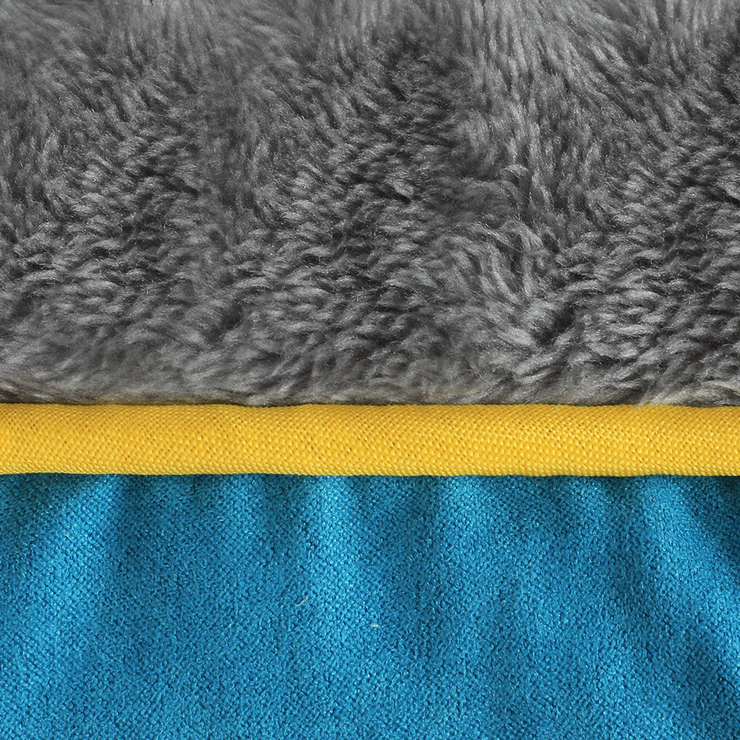 LARGE Dog Beds Electric Pet Heater Heated - Blue