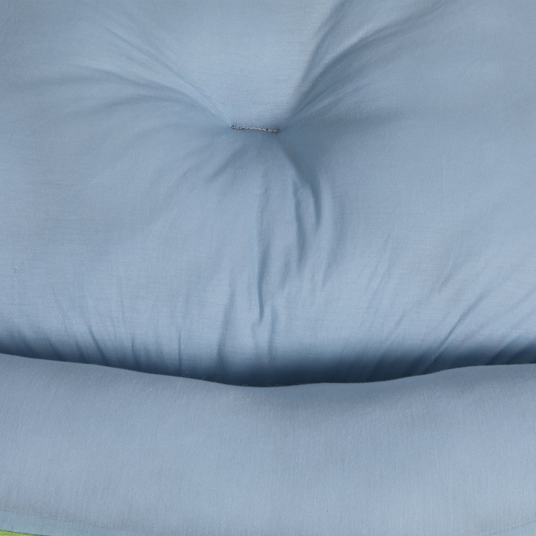 LARGE Dog Beds Pet Cooling Sofa Mat Bolster - Grey