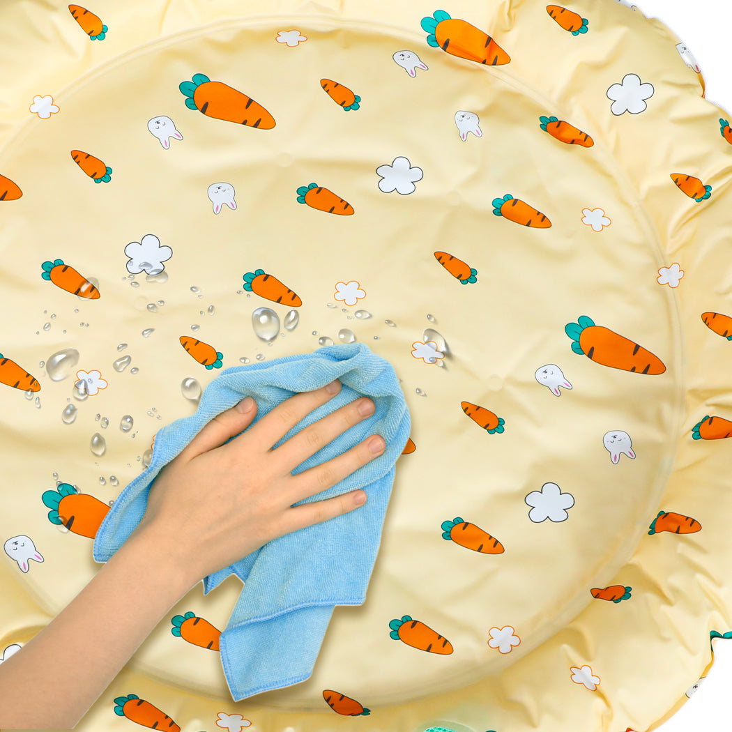 LARGE Dog Beds Pet Bolster Cool Gel Mat - Yellow