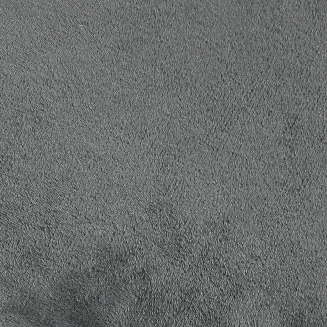 Dog Stairs Ramp Portable Climbing Ladder Washable Removable Cover 2 Steps - Grey