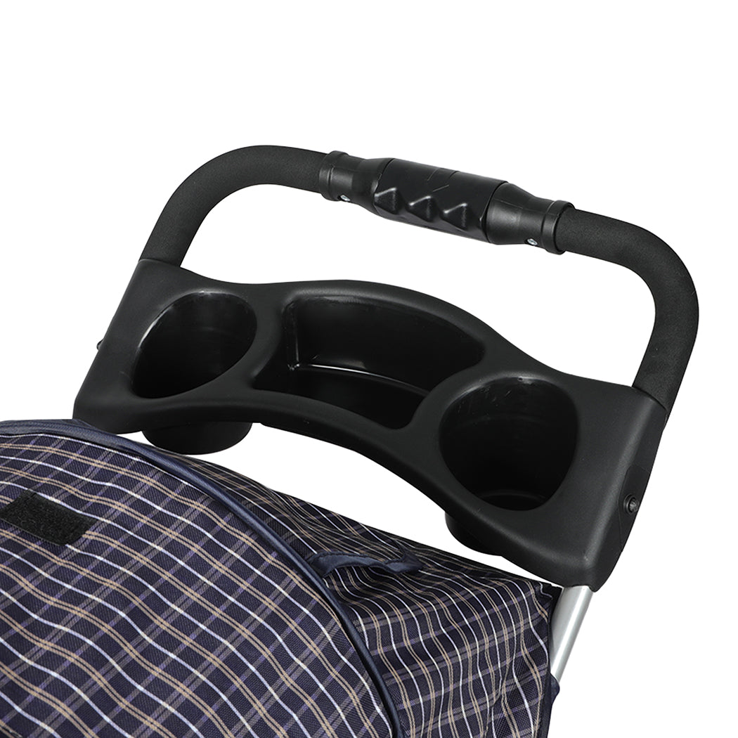 Pet Stroller 3 Wheels Dog Cat Cage Puppy Pushchair Travel Walk Carrier Pram