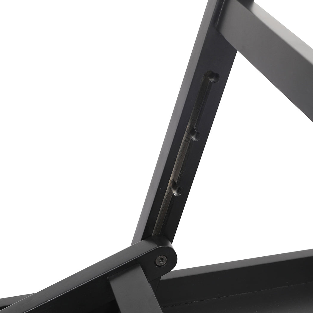 Adjustable Dog Ramp Height Stair For Bed Sofa Cat Dogs Folding Portable - Black