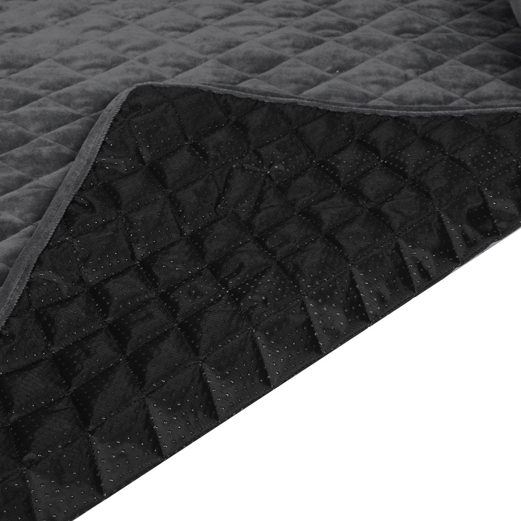 Kids Pet Protector Sofa Cover Dog Cat Waterproof Couch Cushion Slipcover - Grey XL