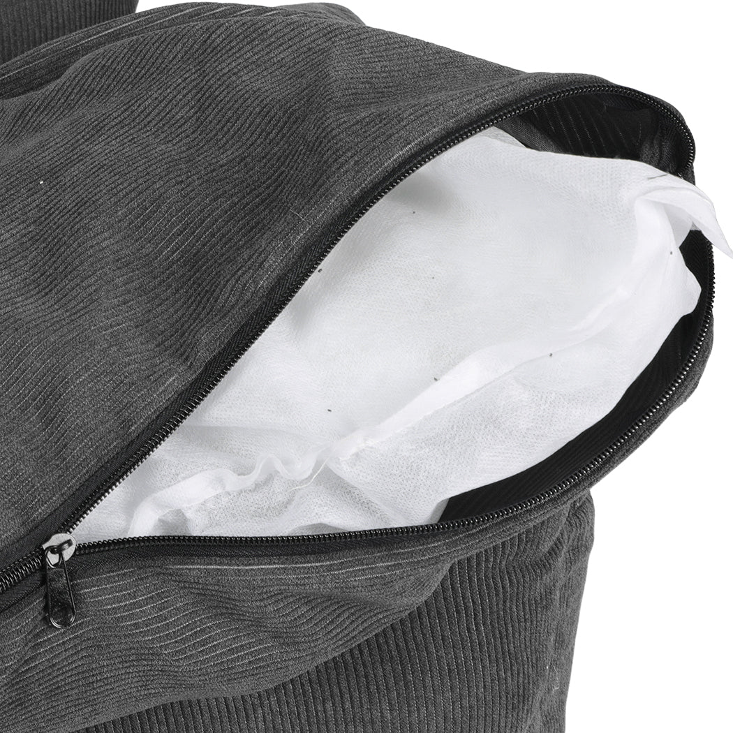 Pet Car Booster Seat Dog Protector Portable Travel Bed Removable Grey M - Grey Medium