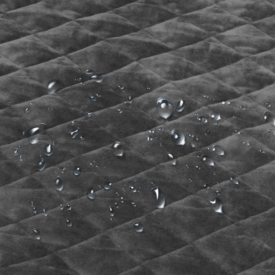 Kids Pet Protector Sofa Cover Dog Cat Waterproof Couch Cushion Slipcover - Grey XL