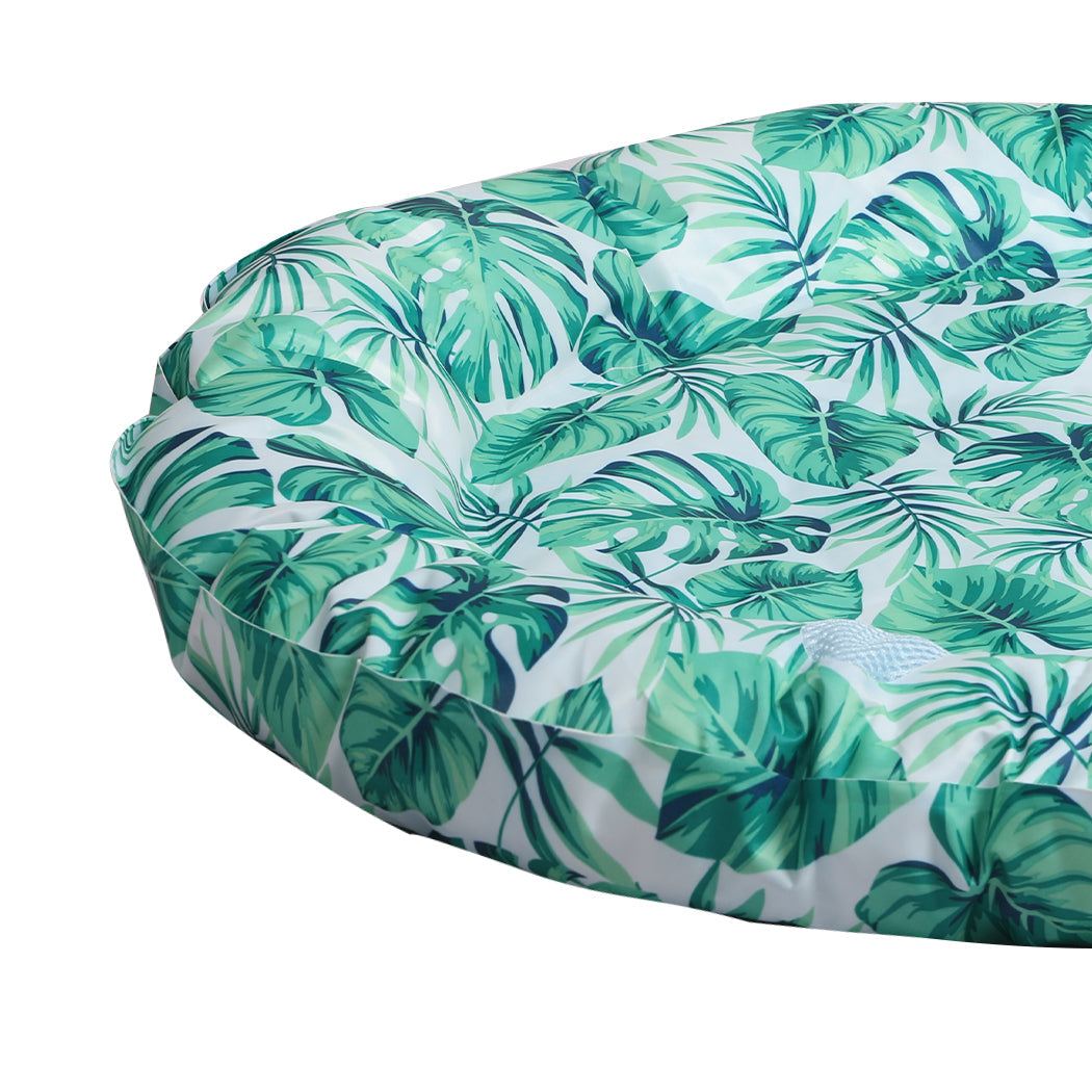 LARGE Dog Beds Pet Cool Bolster Gel Mat - Green